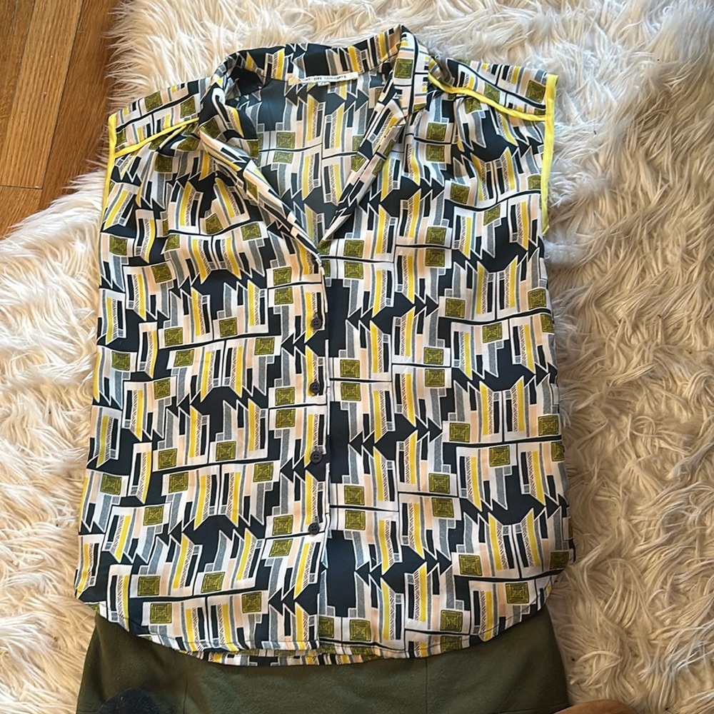 Collective Concepts Geometric Blouse